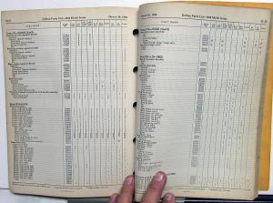 1938 DeSoto Passenger Car Parts List Book Catalog S5 Models Original