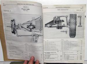 1936 DeSoto Passenger Car Parts List Book Catalog S1 & S2 Models Original