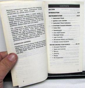 1984 Lincoln Mark VII Owners Manual Care & Operation Guide Original