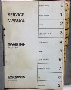 1969-1974 Saab 99 Service Shop Repair Manual