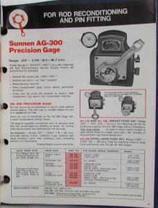 1976 Saab Parts and Accessories Price List and Sunnen Engine Rebuilding Brochure