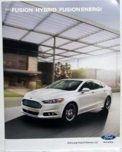 2013 Ford Fusion Hybrid Energi Sales Brochure