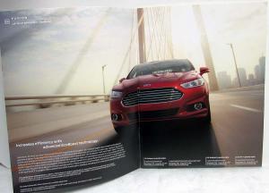 2013 Ford Fusion Hybrid Energi Sales Brochure