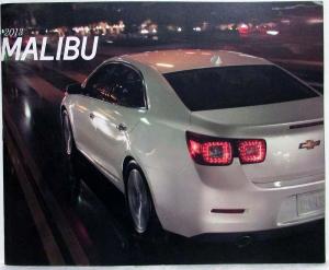 2013 Chevrolet Malibu Sales Brochure and Small Sales Folder