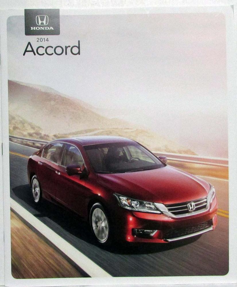 2014 Honda Accord Sales Brochure