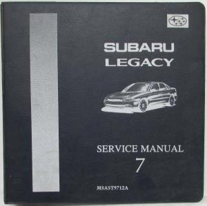 1997 Subaru Legacy Service Shop Repair Manual Supplement - ABS 5.3i