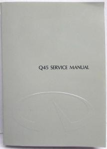 1990 Infiniti Q45 Service Shop Repair Manual - Boxed Glovebox Edition