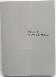 1994 Infiniti Q45 Service Shop Repair Manual - Boxed Glovebox Edition
