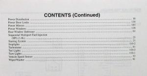 1998 Kia Sephia Electrical Troubleshooting & Vacuum Hose Routing Manual - Prelim