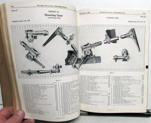 1934 Chrysler Dealer Parts List Book Catalog CA CB CU CV Models Original