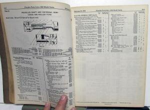 1938 Chrysler Dealer Parts List Book Catalog C18 C19 C20 Original