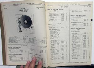 1940 Chrysler Preliminary Parts List Book C25 C26 C27 Royal Windsor Imperial