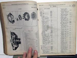 1940 Chrysler Dealer Parts List Book C25 C26 C27 Royal Windsor Imperial Orig