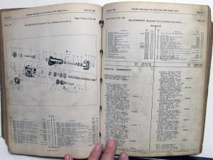 1940 Chrysler Dealer Parts List Book C25 C26 C27 Royal Windsor Imperial Orig