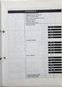 1998 Kia Sephia Parts Book Catalog - Final November - Model Year 1995.5-1997