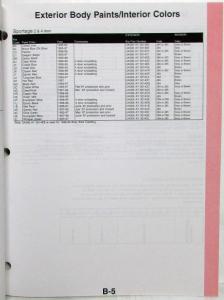 1998 Kia Parts Book Pricing and Information - December 7