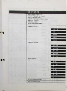 1997 Kia Sportage Parts Book Catalog - Revised February - Model Year 1995-1997