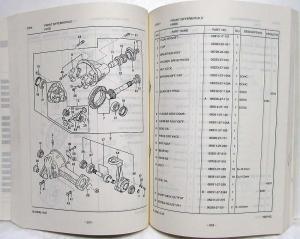 1997 Kia Sportage Parts Book Catalog - Revised February - Model Year 1995-1997