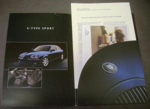 2001 Jaguar Bologna Auto Show Press Kit S-Type Sport Media Release Nice!