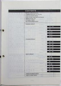 1998 Kia Sportage Parts Book Catalog - Final November - Model Year 1995-1997