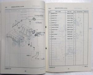1997 Kia Sephia Parts Book Catalog - First October - Model Year 1998