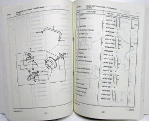 1998 Kia Sephia Parts Book Catalog - Revised April - Model Year 1998