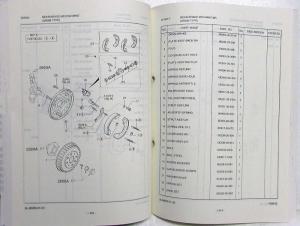 1999 Kia Sephia Parts Book Catalog - Revised February - Model Year 1998-1999