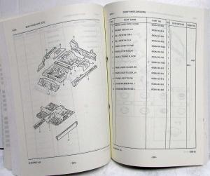 1999 Kia Sephia Parts Book Catalog - Revised February - Model Year 1998-1999