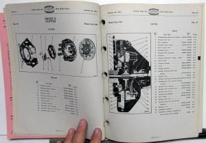 1941 Chrysler Dealer Parts List Book C28 C30 C33 Royal Windsor Imperial Orig