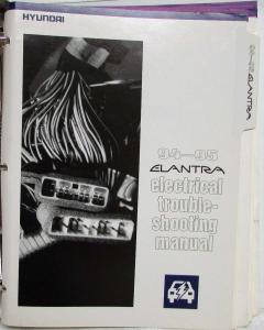 1994-1995 Hyundai Elantra Electrical Troubleshooting Manual