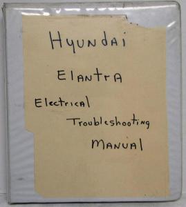 1994 Hyundai Elantra Electrical Troubleshooting Manual