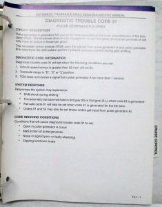 1989-1994 Hyundai Fault Code Diagnostic Manual
