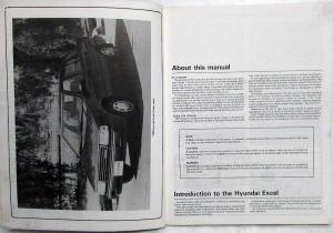1986-1989 Hyundai Excel Haynes Automotive Repair Manual