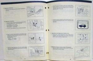 1989 Hyundai Pre-Delivery Inspection Manual