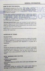 1987 Hyundai Excel Service Shop Repair Manual
