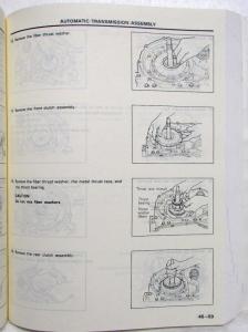 1989 Hyundai Sonata Service Shop Repair Manual