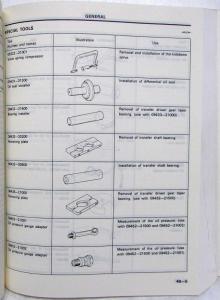 1990 Hyundai Excel Service Shop Repair Manual