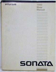 1990 Hyundai Sonata Service Shop Repair Manual
