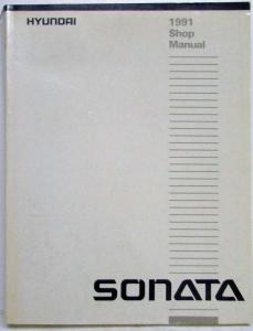 1991 Hyundai Sonata Service Shop Repair Manual