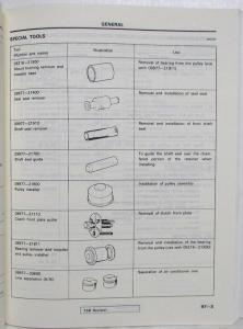 1992 Hyundai Scoupe Service Shop Repair Manual - 2 Volume Set