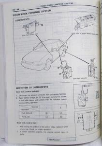 1992 Hyundai Sonata Service Shop Repair Manual - 2 Volume Set
