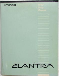 1992 Hyundai Elantra Service Shop Repair Manual