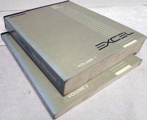 1992 Hyundai Excel Service Shop Repair Manual - 2 Volume Set