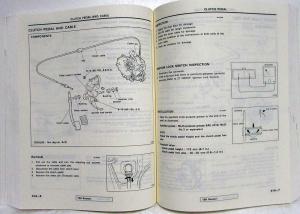 1992 Hyundai Excel Service Shop Repair Manual - 2 Volume Set