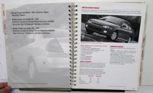 2000 Mitsubishi Product Reference Guide Eclipse Mirage Galant Diamante Montero