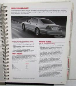 2000 Mitsubishi Product Reference Guide Eclipse Mirage Galant Diamante Montero