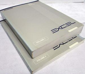 1993 Hyundai Excel Service Shop Repair Manual - 2 Volume Set