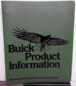 1977 Buick Product Information LeSabre Skyhawk Century Regal Riviera Skylark