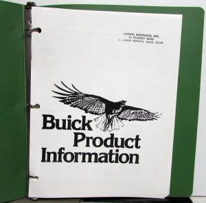 1977 Buick Product Information LeSabre Skyhawk Century Regal Riviera Skylark