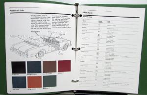 1977 Buick Product Information LeSabre Skyhawk Century Regal Riviera Skylark